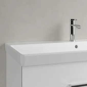 Villeroy & Boch Avento Pаковина для установки на тумбу, 1000 x 470 x 165 mm, Альпийский белый, с переливом, нешлифованный 4156A501