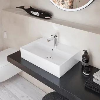 Villeroy & Boch Аксессуары Незапираемый донный клапан с решеткой,с керамической крышкой 75 x 110 x 75 mm, Альпийский белый 68350001