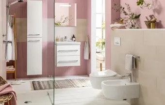 Villeroy & Boch Avento Биде, настенный, 370 x 530 mm, Альпийский белый 54050001
