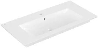 Villeroy & Boch Venticello Pаковина для установки на тумбу, 1000 x 500 x 170 mm, с переливом, Альпийский белый 4104AL01
