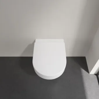 Villeroy & Boch Architectura Сиденье с крышкой для унитаза, с функцией автоматического опускания (SoftClosing), со снимаемым сиденьем (QuickRelease), Альпийский белый 98M9C101