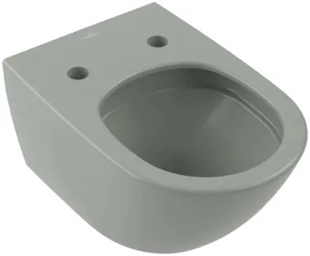 Villeroy & Boch Antao Унитаз с открытым смывным краем, настенный, смыв TwistFlush, Morning Green CeramicPlus, без сиденья 4674T0R8