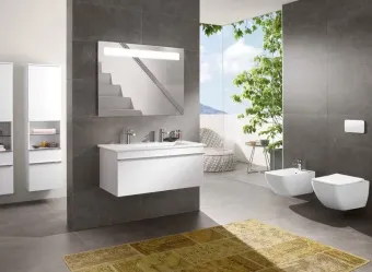 Villeroy & Boch Venticello Комбинированная упаковка, настенный, смыв DirectFlush, Альпийский белый 4611RS01