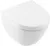 Villeroy & Boch Subway 2.0 Унитаз с открытым смывным краем Compact, настенный, смыв DirectFlush, Альпийский белый CeramicPlus, без сиденья 5606R0R1