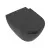 Villeroy & Boch Subway 2.0 Унитаз с открытым смывным краем, настенный, смыв DirectFlush, Pure Black CeramicPlus 5614R0R7