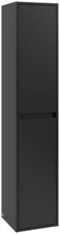 Villeroy & Boch Skyla Шкаф-пенал, 2 двери,350 x 1700 x 349 mm, Volcano Black C80101VL