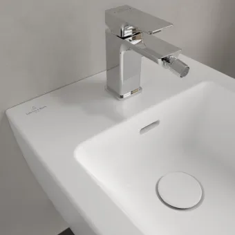 Villeroy & Boch Antao Биде, настенный, 375 x 560 mm, Stone White (Белый матовый) CeramicPlus 541100RW