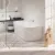 Villeroy & Boch Oberon 2.0 ванна с задней стенкой Duo, 1800 x 800 mm, Альпийский белый UBQ180OBR9CD00V-01