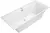 Villeroy & Boch Squaro Edge 12 Ванна Duo, 1700 x 750 mm, Альпийский белый UBQ170SQE2DV-01