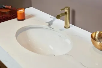 Villeroy & Boch Evana Раковина для установки под столешницу, внутренний размер 615 x 415 x 165 mm, Альпийский белый, с переливом 61440001