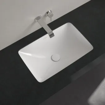 Villeroy & Boch Loop & Friends Раковина для установки под столешницу, внутренний размер 540 x 340 x 135 mm, Альпийский белый, с переливом 4A570001