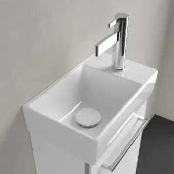 Villeroy & Boch Avento Раковина компактная, 360 x 220 x 110 mm, Альпийский белый, без перелива, см справа 43003L01