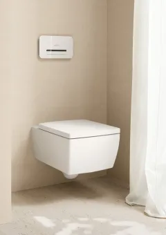 Villeroy & Boch Memento 2.0 Сиденье с крышкой для унитаза, с функцией автоматического опускания (SoftClosing), со снимаемым сиденьем (QuickRelease), Альпийский белый 8M24S101