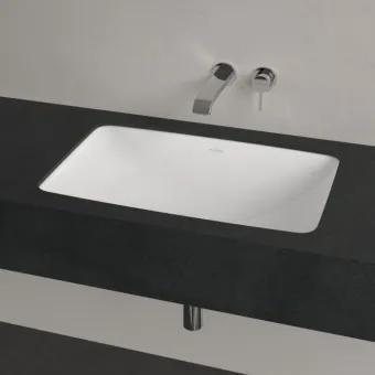 Villeroy & Boch Loop & Friends Раковина для установки под столешницу, внутренний размер 615 x 380 x 140 mm, Альпийский белый, без перелива, наружная сторона покрыта глазурью 4A580101