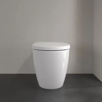 Villeroy & Boch Subway 3.0 Приставной унитаз, смыв TwistFlush,покрытие с CeramicPlus Альпийский белый 4671T0R1