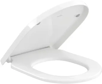 Villeroy & Boch Subway 3.0 Сиденье с крышкой для унитаза, с функцией автоматического опускания (SoftClosing), со снимаемым сиденьем (QuickRelease), 8M42S101