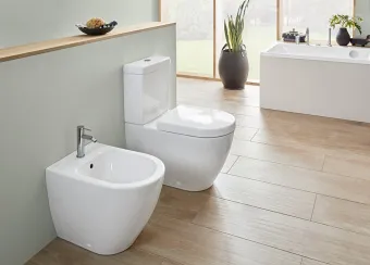 Villeroy & Boch Subway 2.0/3.0 Бачок напольного унитаза, двойной смыв, Альпийский белый 57061101