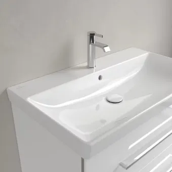Villeroy & Boch Avento Pаковина для установки на тумбу, 800 x 470 x 165 mm, Альпийский белый, с переливом, нешлифованный 41568001