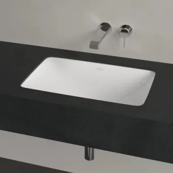 Villeroy & Boch Loop & Friends Раковина для установки под столешницу, внутренний размер 540 x 340 x 135 mm, Альпийский белый, с переливом 4A570001
