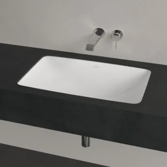 Villeroy & Boch Loop & Friends Раковина для установки под столешницу, внутренний размер 615 x 380 x 140 mm, Альпийский белый, без перелива, наружная сторона покрыта глазурью 4A580101